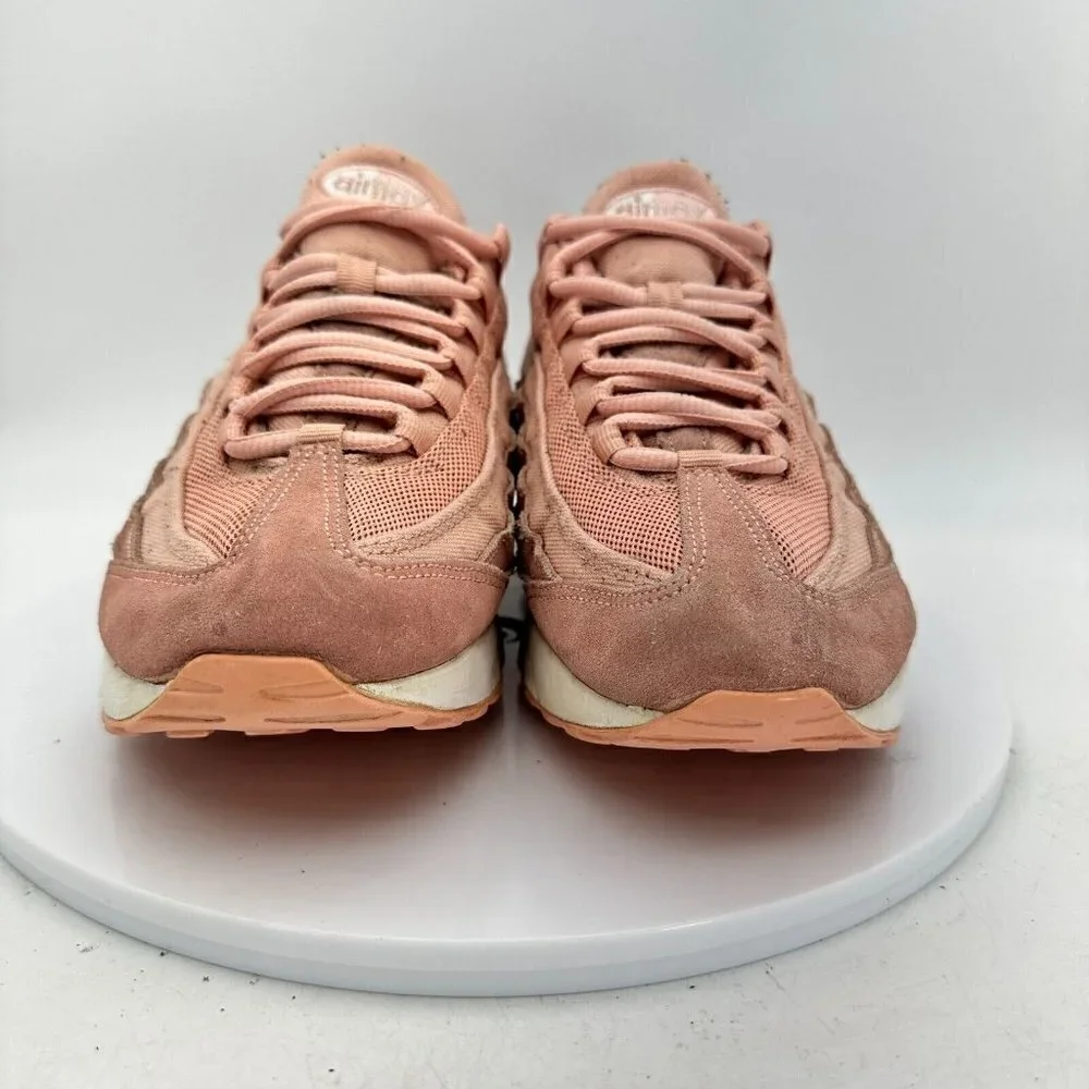 Nike Air Max 95 Sz 7Y Women 8.5 BQ7222-600 Coral Stardust Pink White Shoes